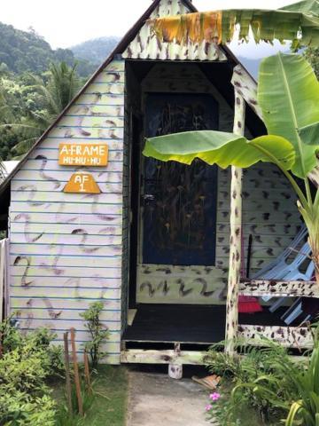 Beach Shack Chalet - Garden View Aframe Small Unit Kampong Juara Dış mekan fotoğraf